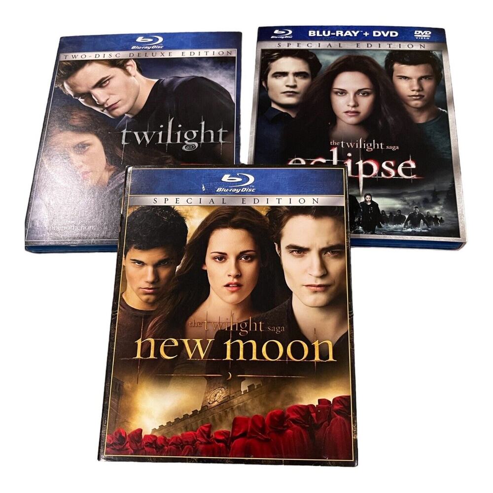 Lot /Three Twilight Movies Blu-Ray